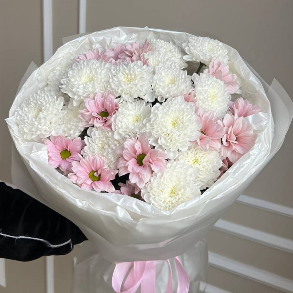 Моно букет из хризантем (предзаказ)