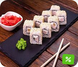 Сливочный ролл с курицей