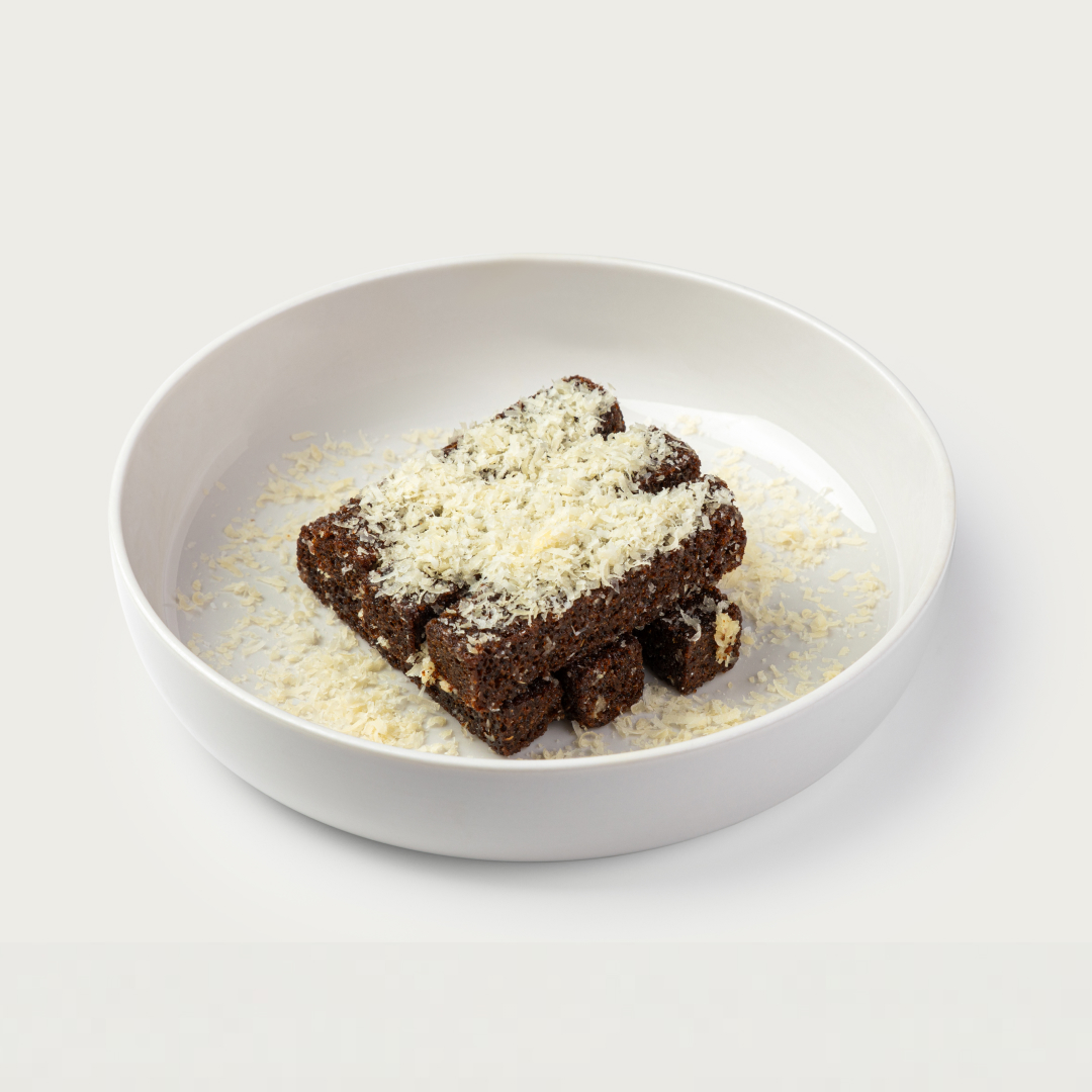 Гренки из бородинского хлеба с чесноком и пармезан