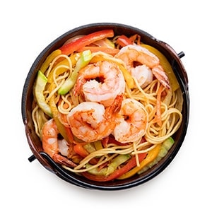 Удон с креветкой