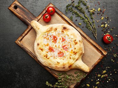 Лодочка с томатами