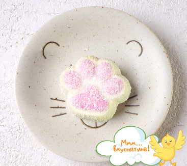 Зефирная лапа банан-клубника