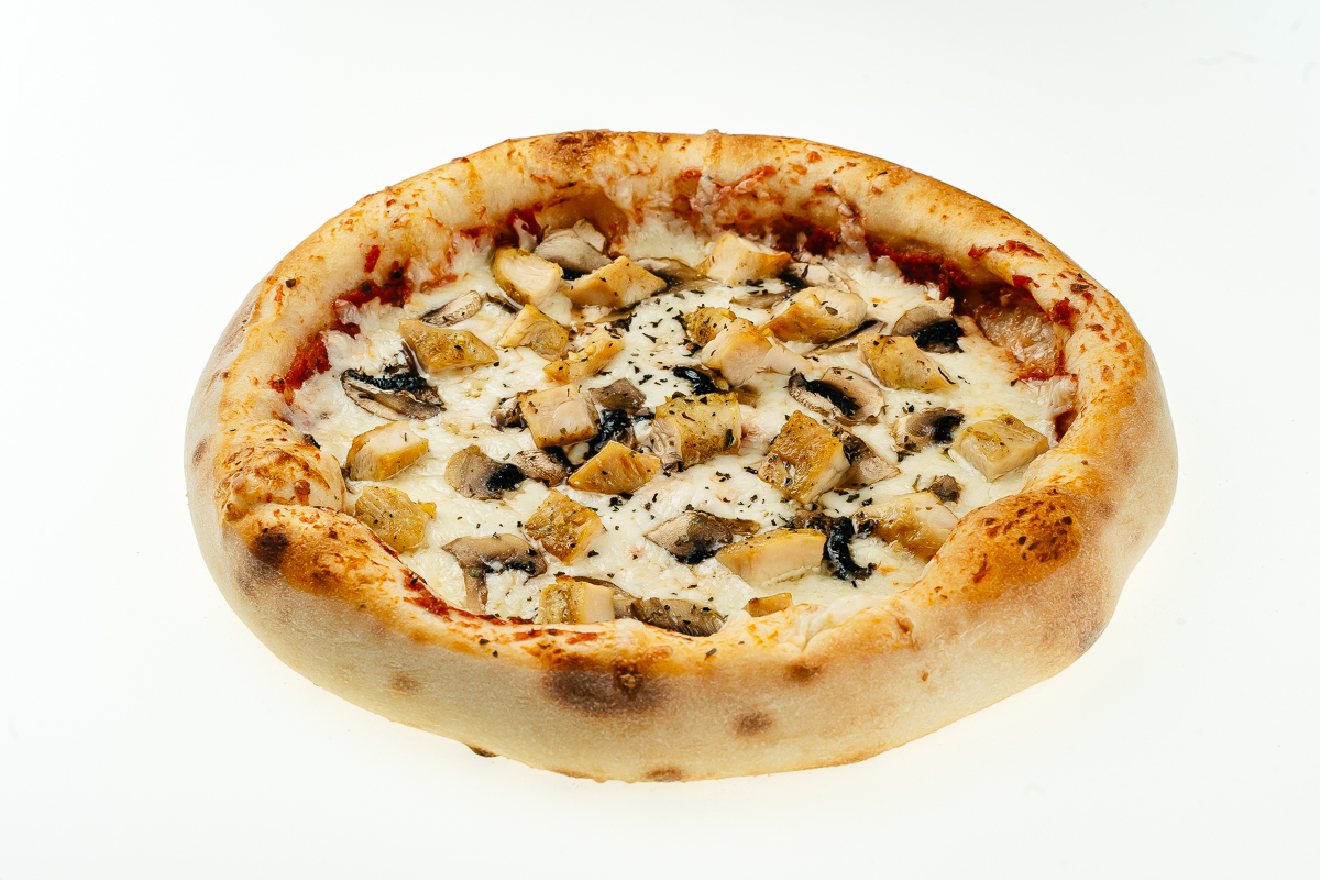 Пицца "Курица и грибы" 20 см 