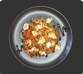 Фунчоза с креветками