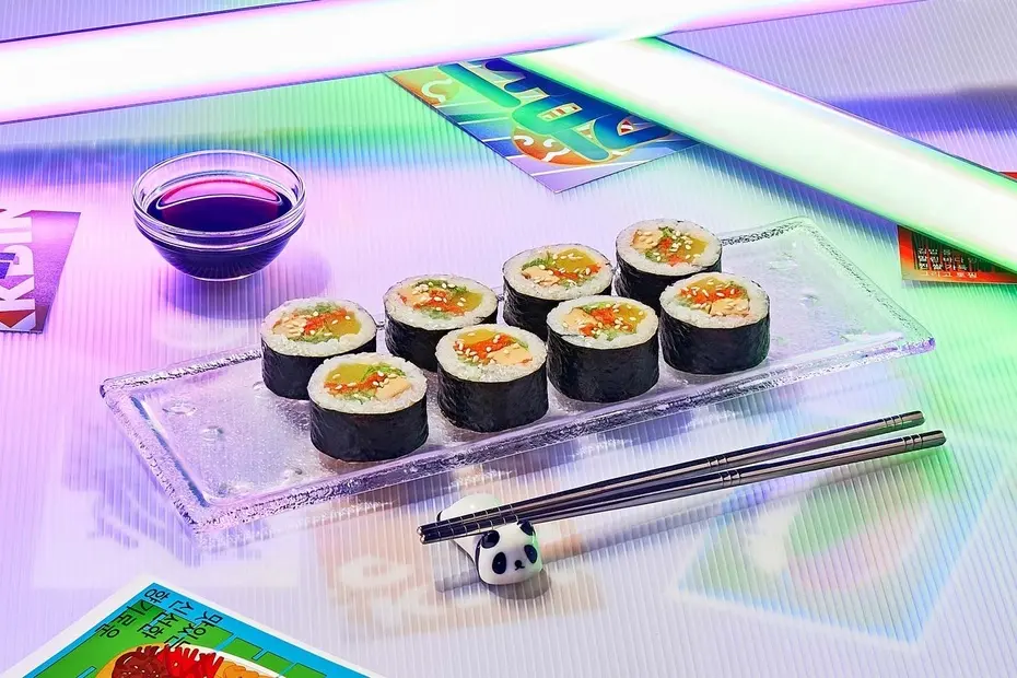 Кимпаб с овощами