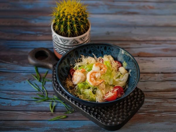 Салат «Мари с креветками»