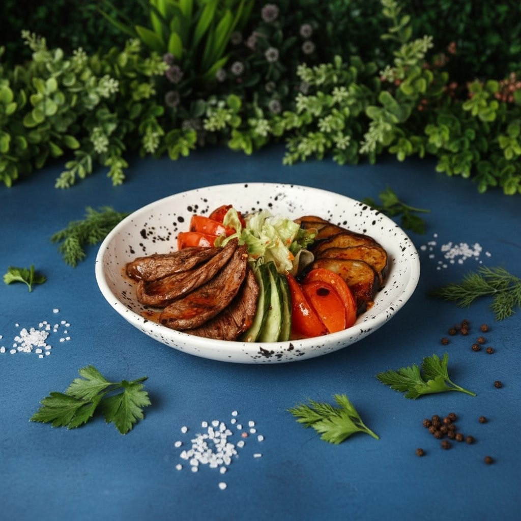 Теплый с телятиной