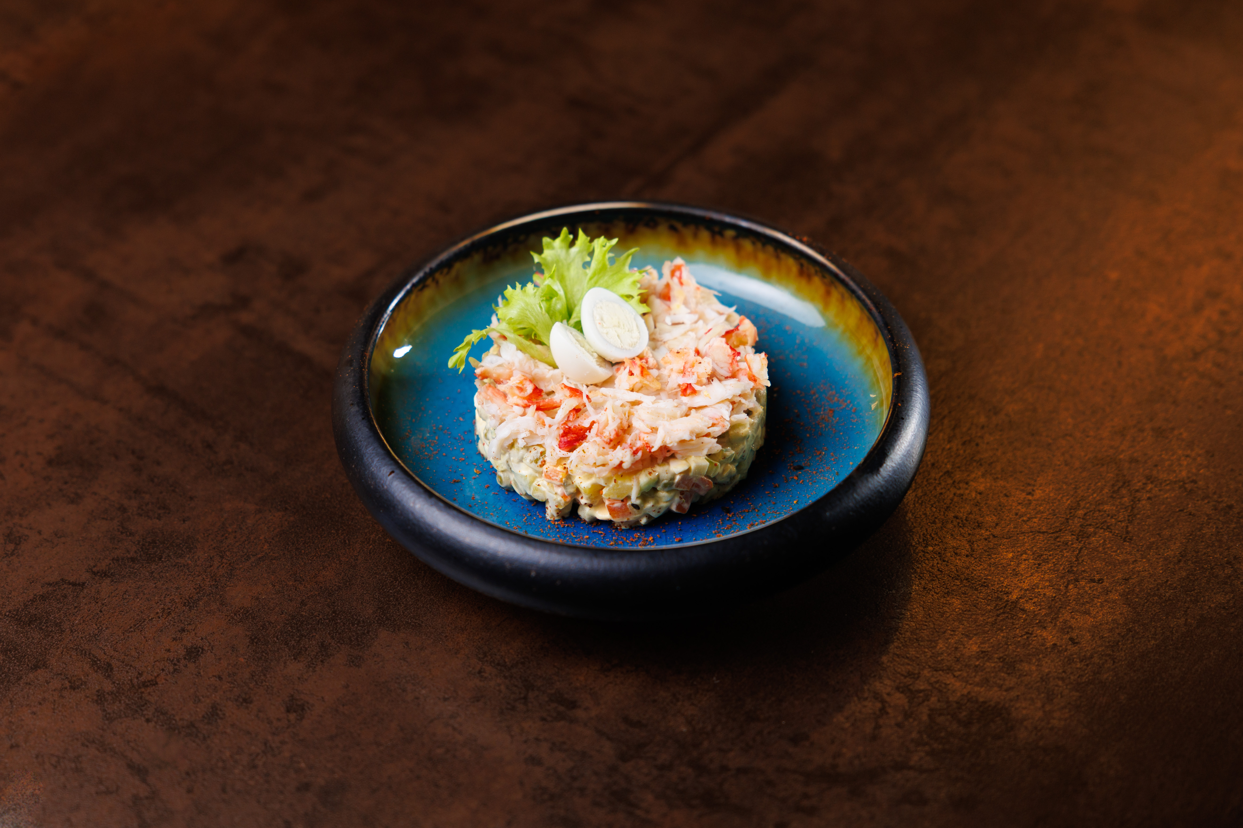 Оливье с камчатским крабом 