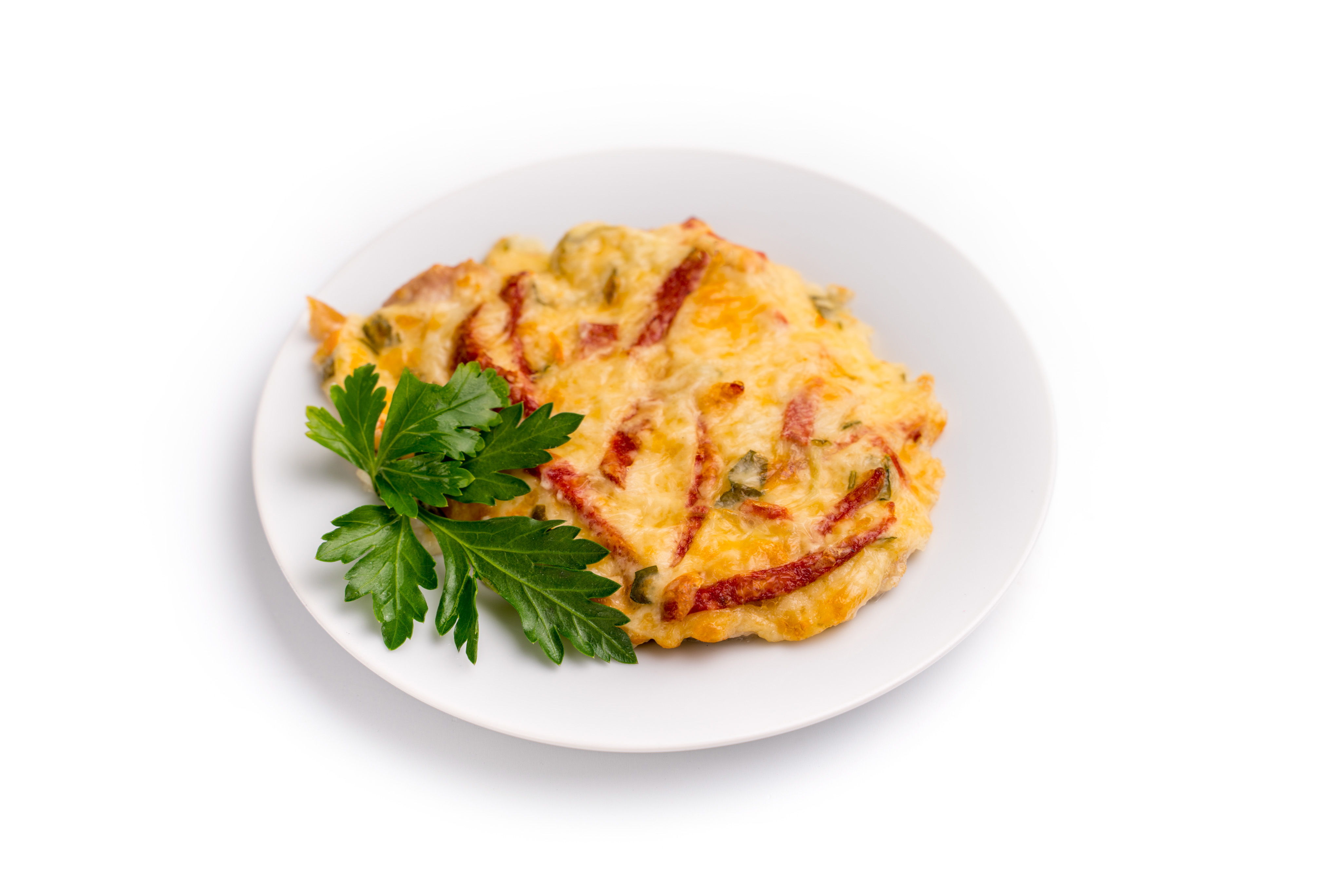 Мясо свинина с овощами запеч.100гр