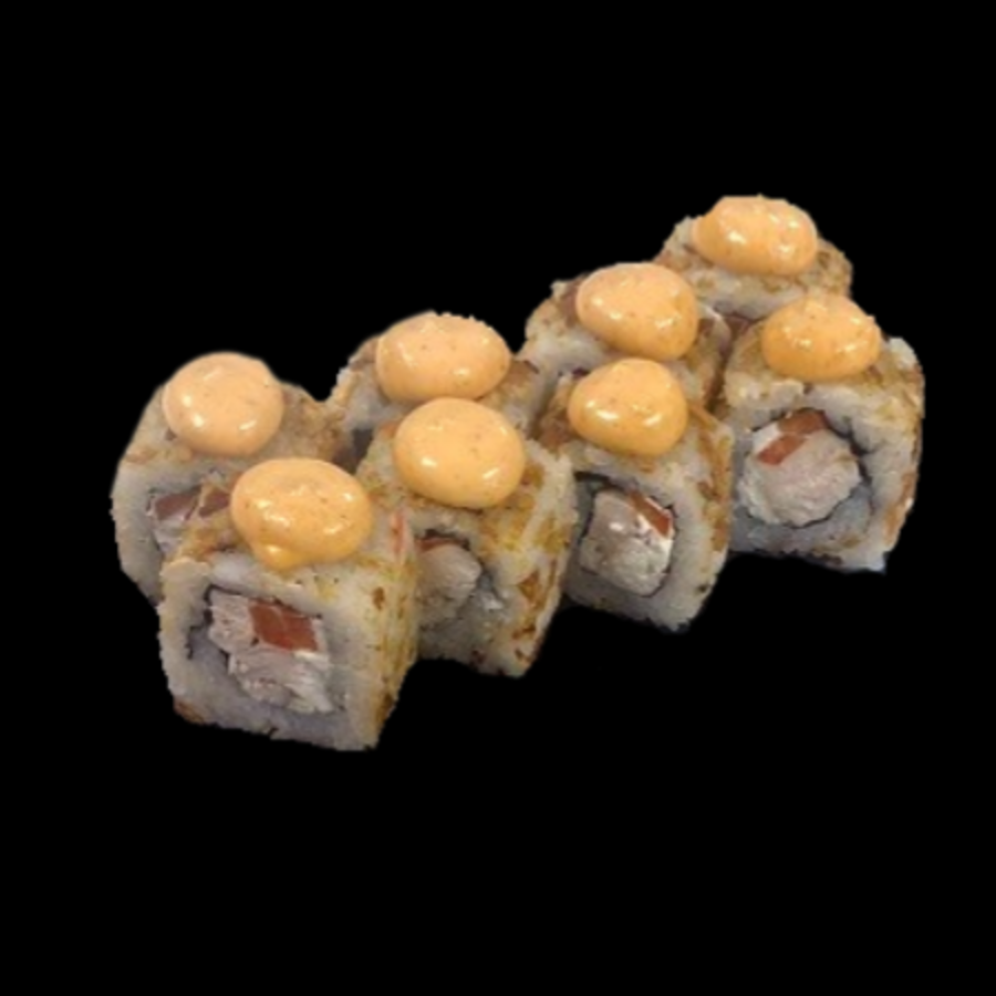 Хрустящий ролл с курицей