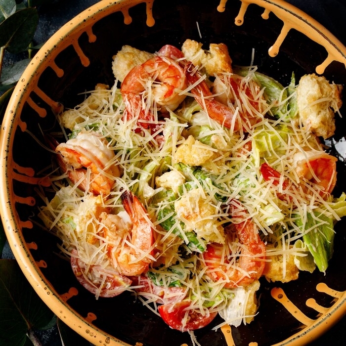 Цезарь с креветками, 300 гр