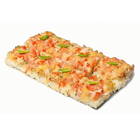 Суши-пицца с курицей