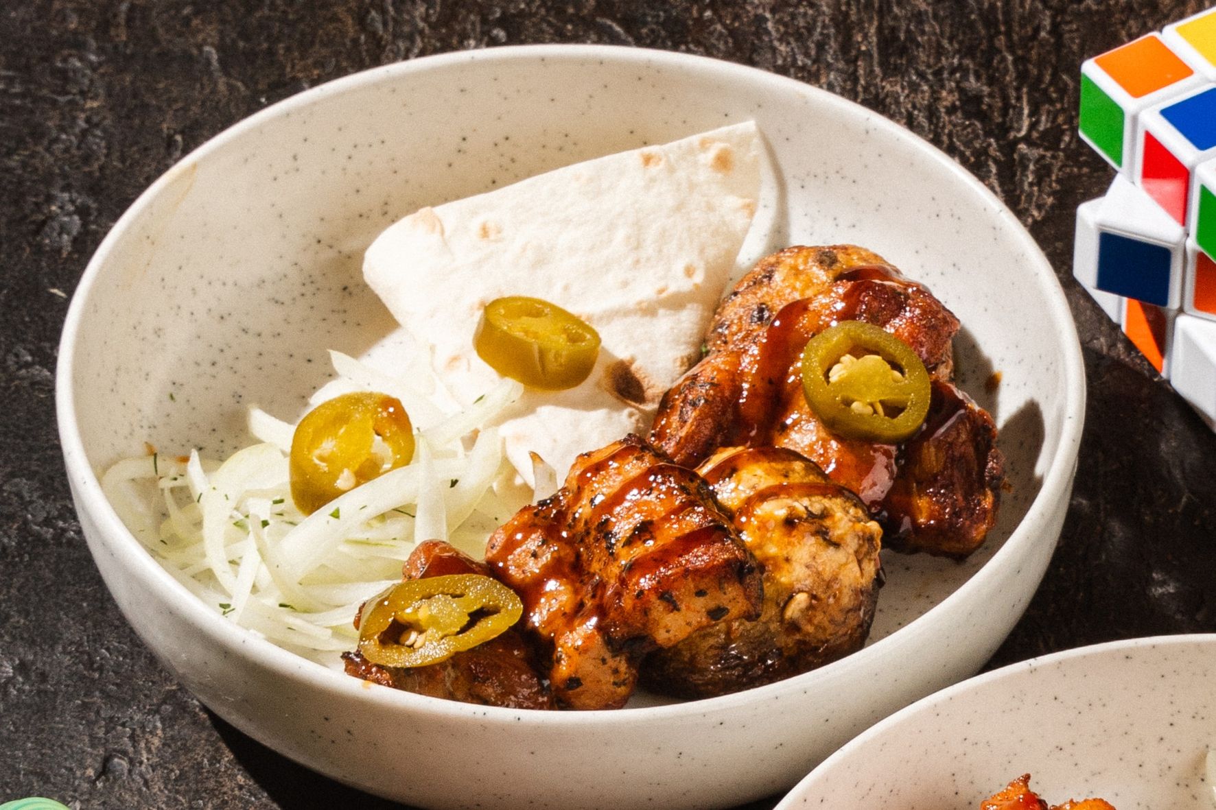 Грудинка гриль с соусом терияки