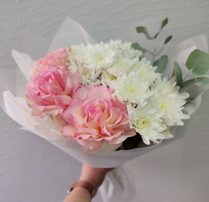 Букет с французскими розами