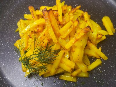 Картофель жаренный