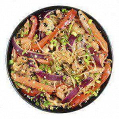 Фунчоза с морским коктейлем