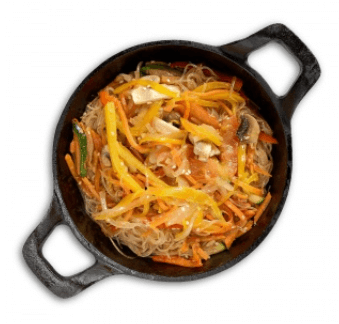 Рисовая лапша с овощами