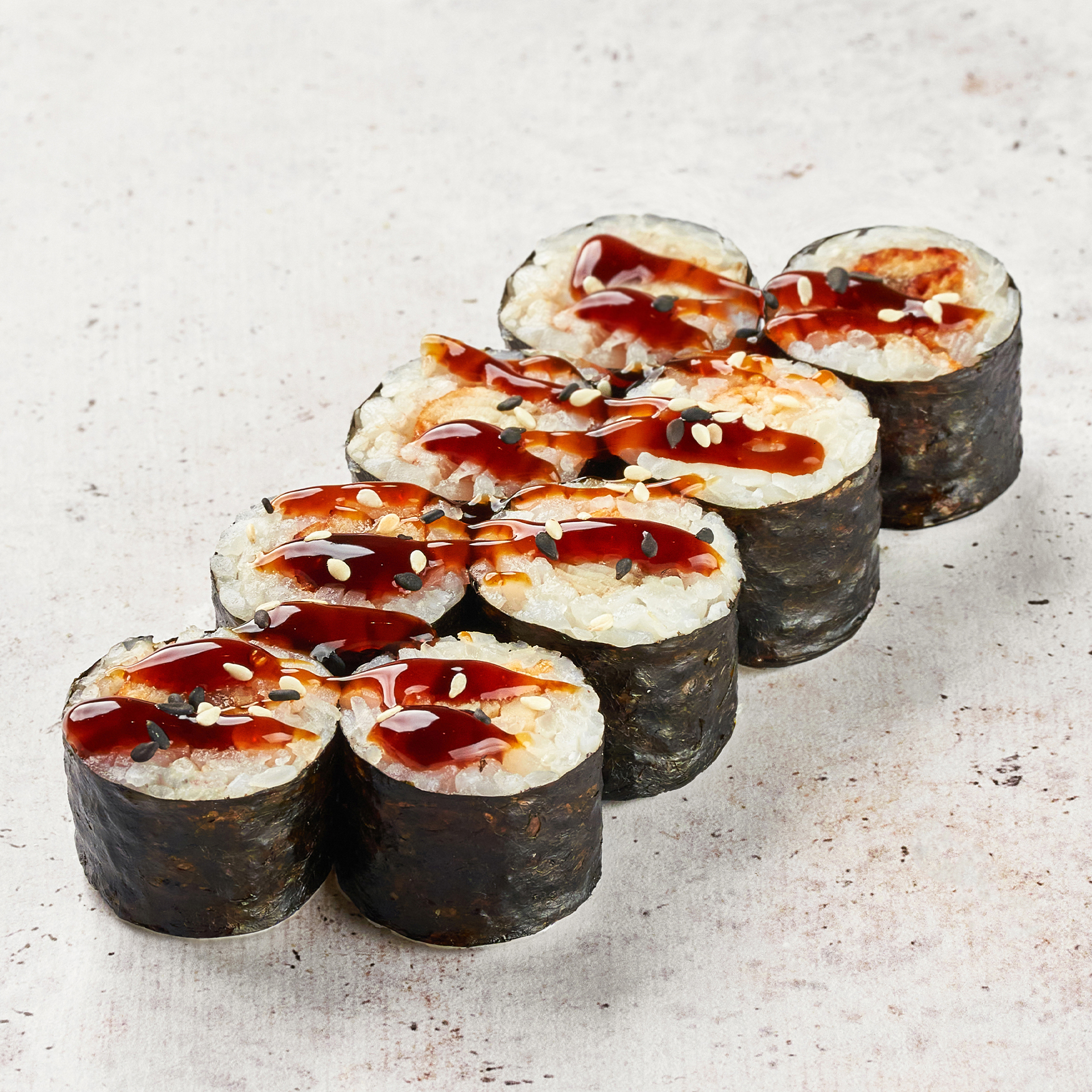 Маки с угрём