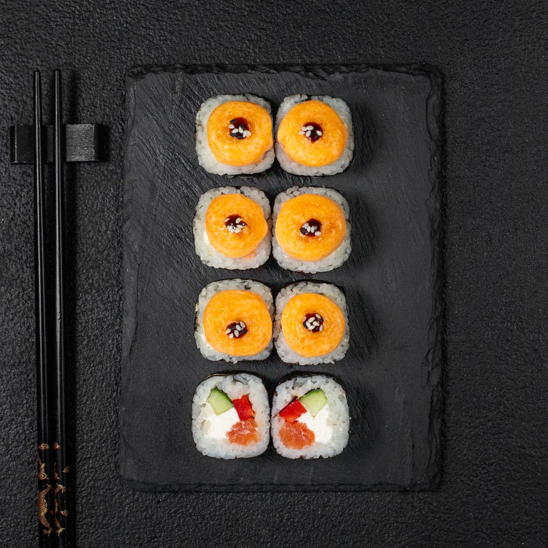 Запеченный с лососем