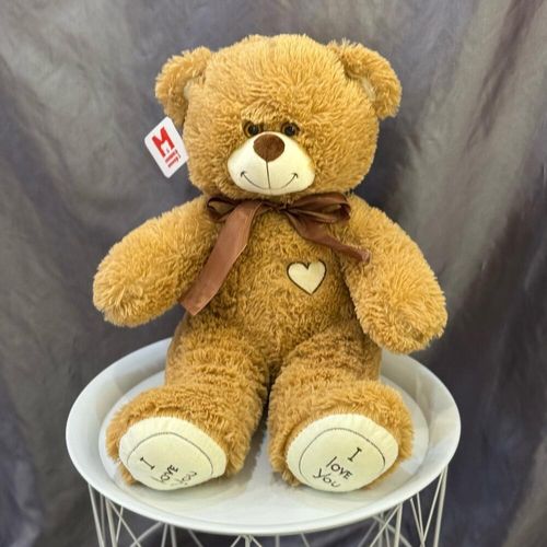 Мягкая игрушка Мишка коричневый с сердечком 