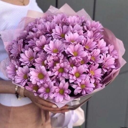 Букет из хризантем 13 шт 