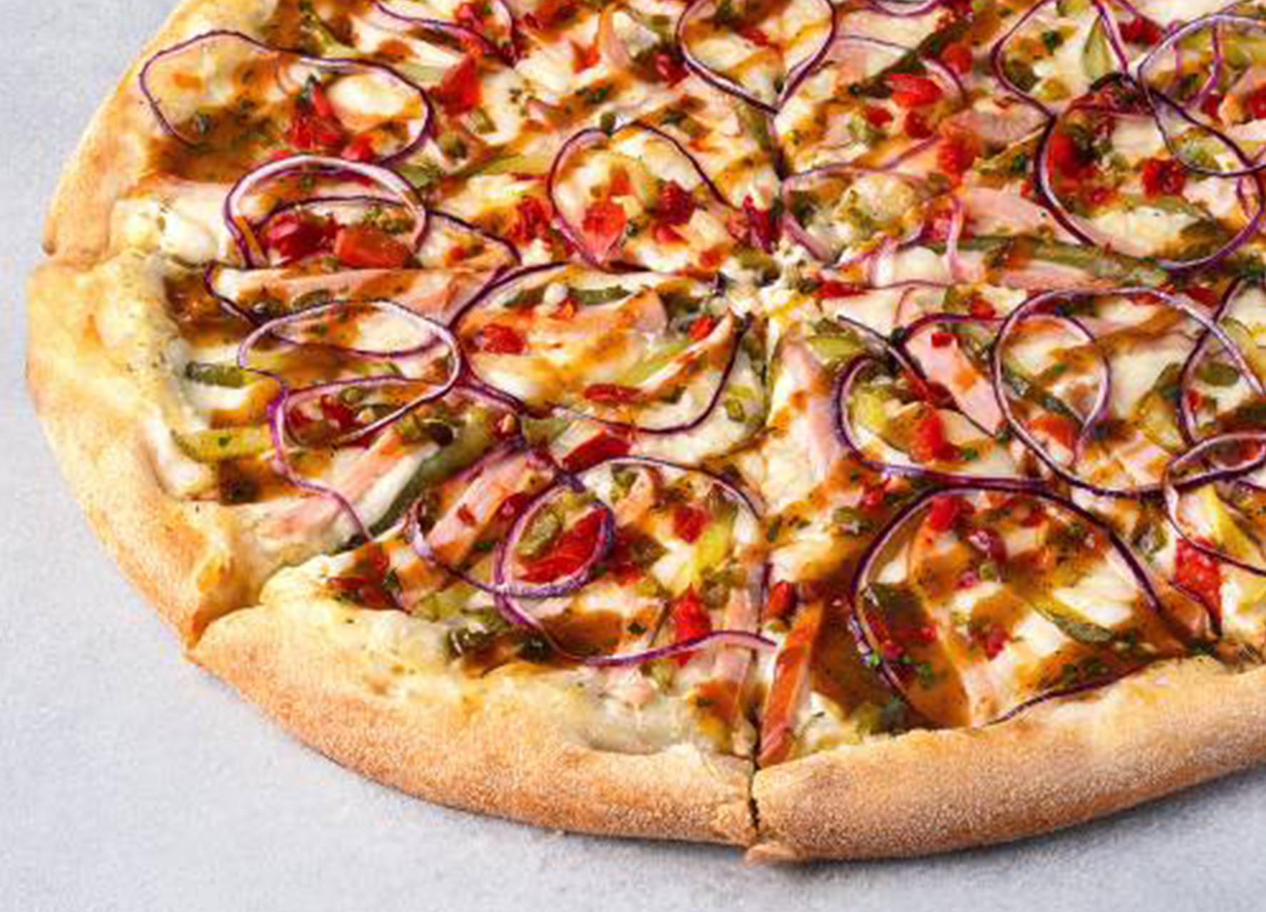 Пицца Фермерская 40 см на тонком