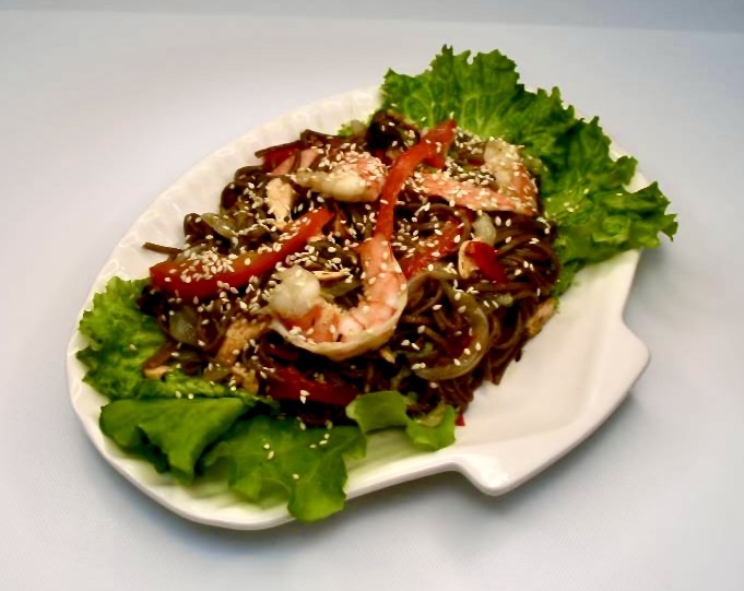 Wok морепродукты соба
