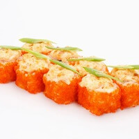 Запеченный с креветкой