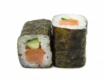 Лосось с огурцом