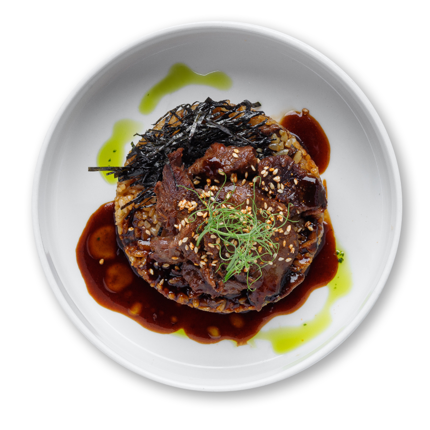 Жареный рис с щёчками