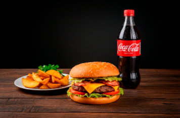 Комбо с бургером