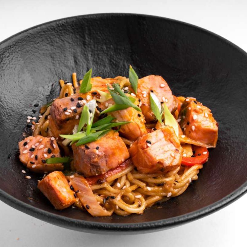 WOK рамен с креветкой