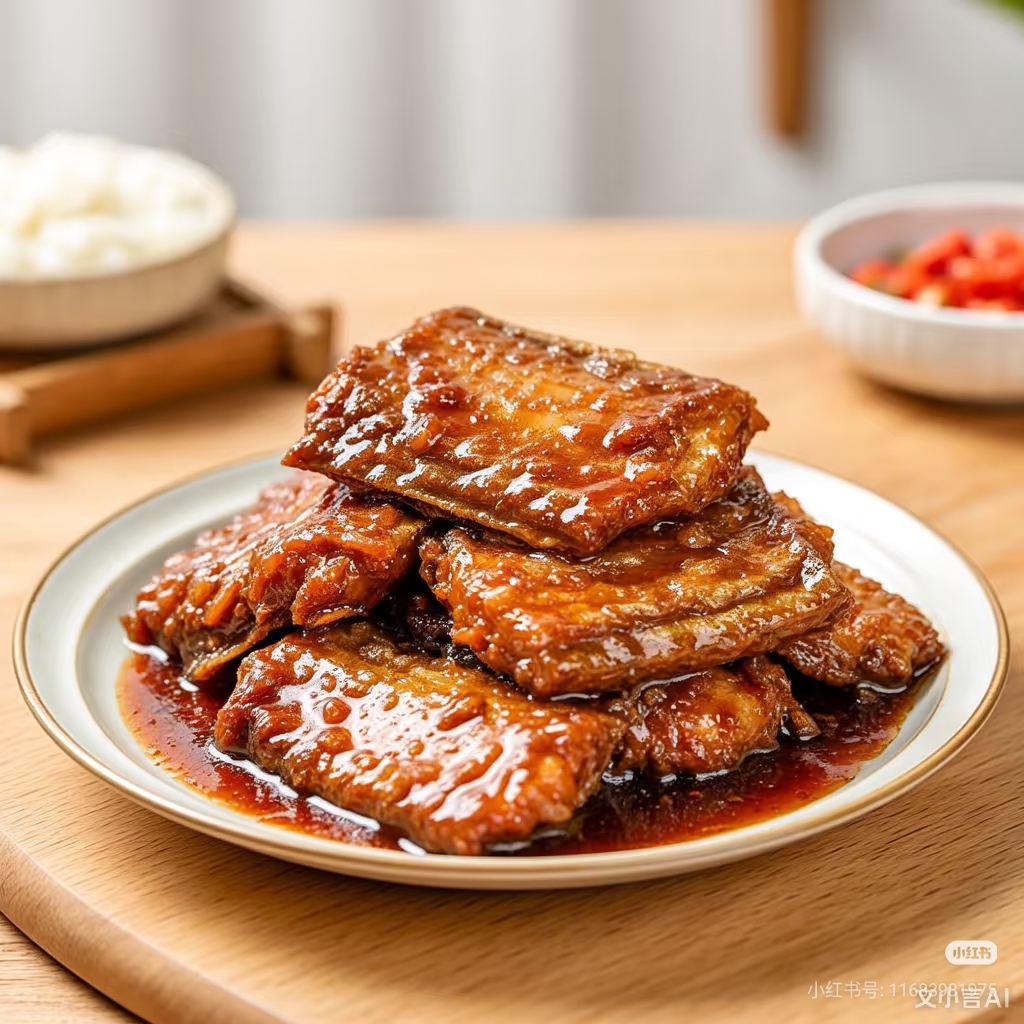 H-15 红烧带鱼 Ленточная рыба Риббон в соевом соусе (500 гр)