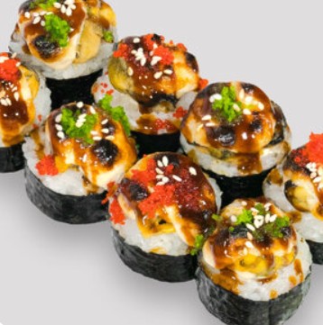 Запеченный ролл Дары океана