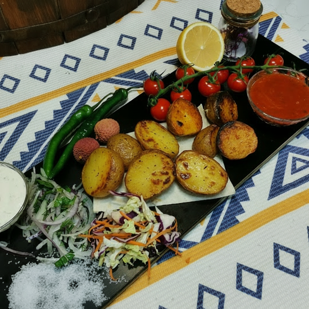 Картофель на огне