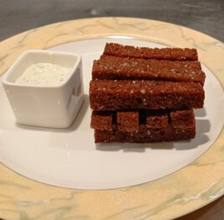 Гренки чесночные