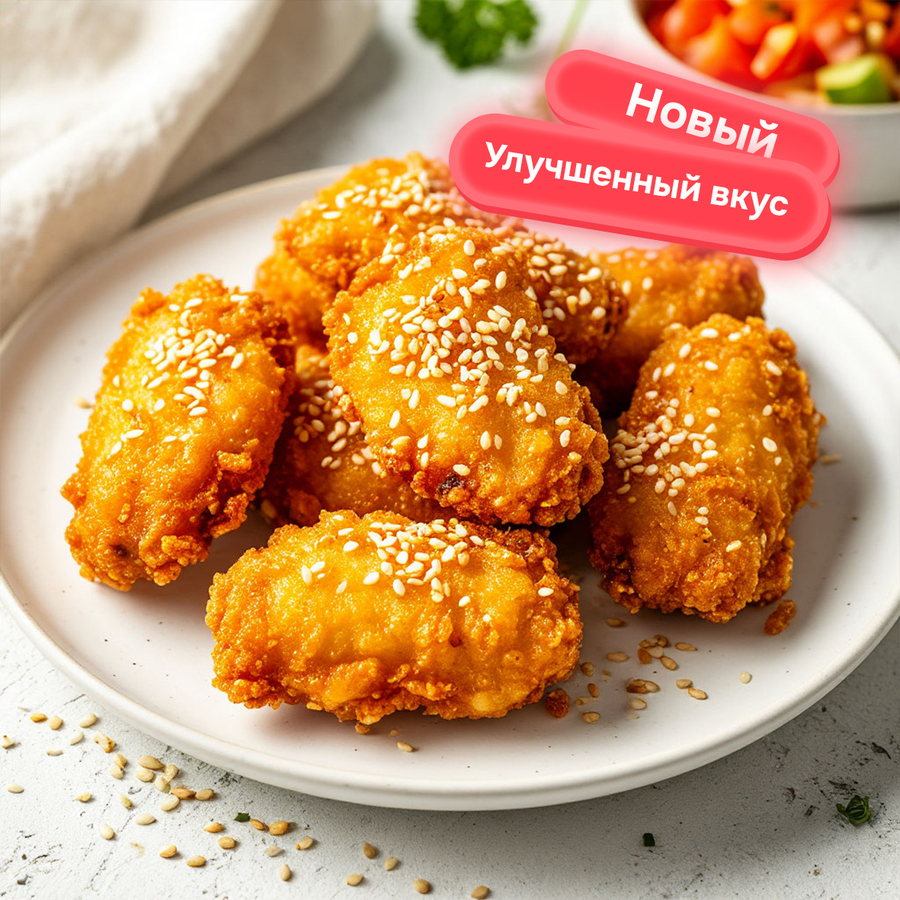 Куриные крылышки с соусом сладкий "Чили"