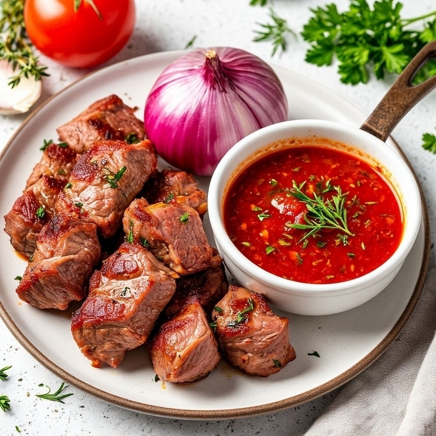 Шашлык из свиной шеи