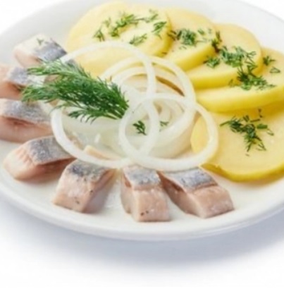 Сельдь с картофелем