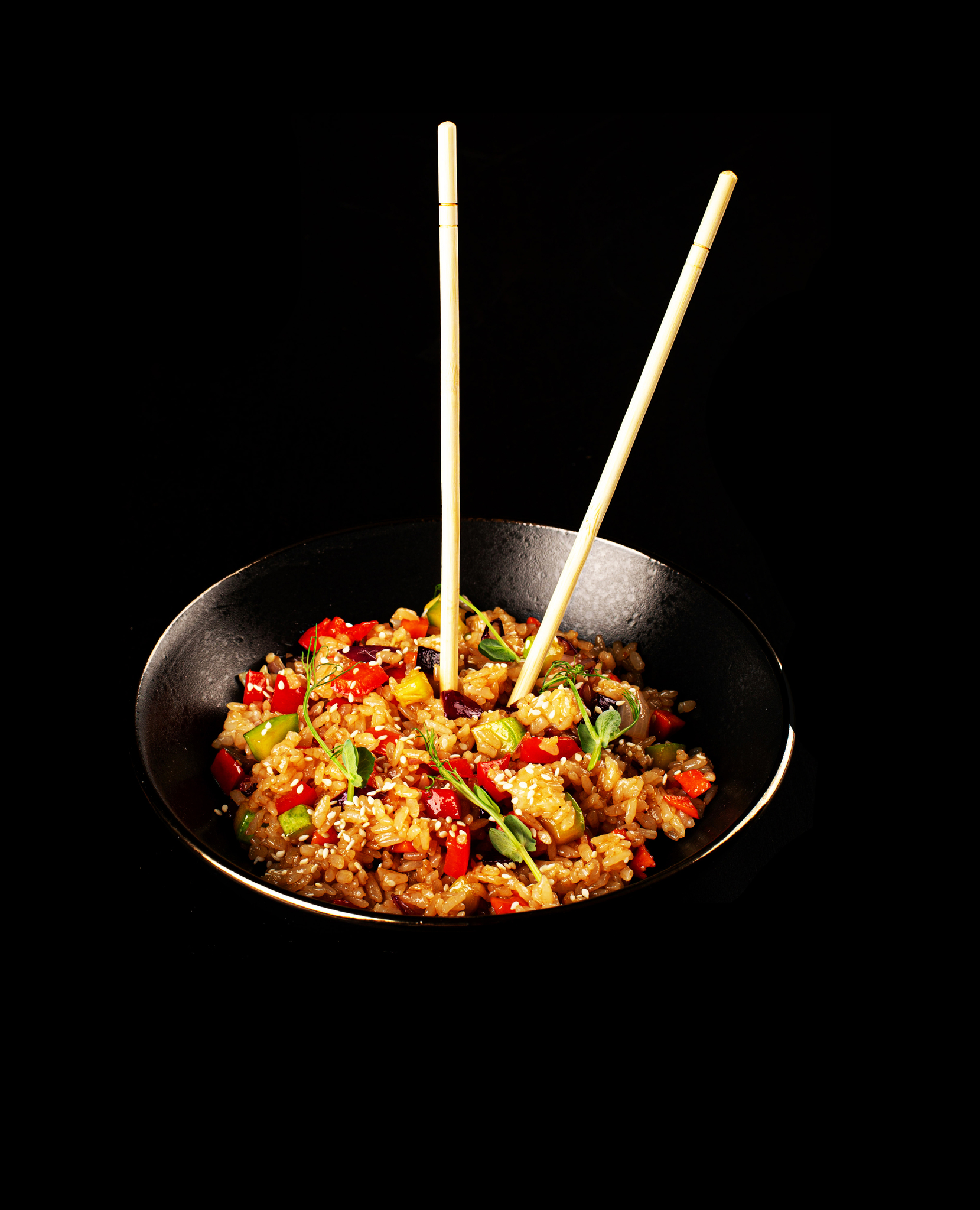 WOK с рисом овощной
