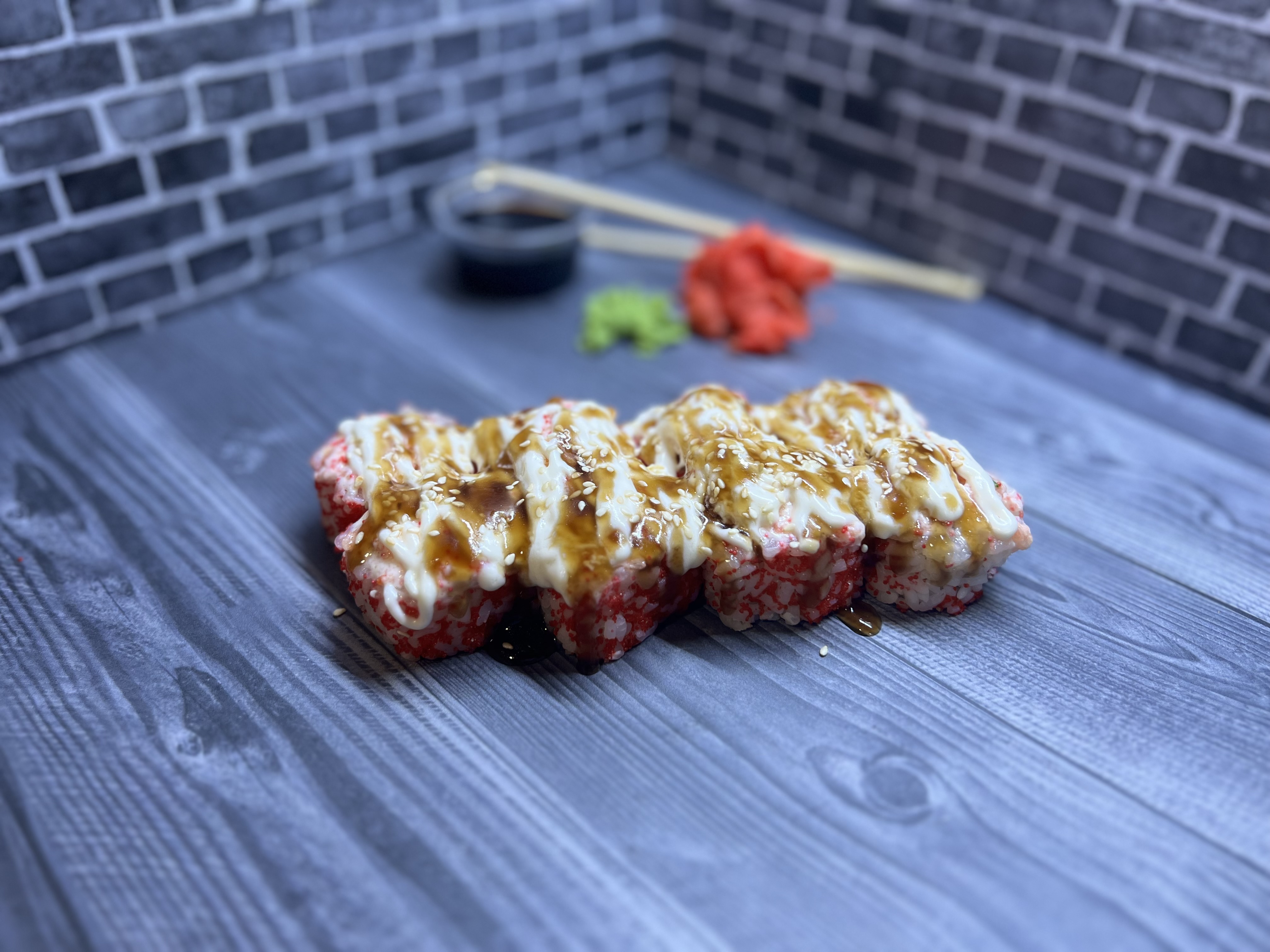 Запеченный с креветкой 