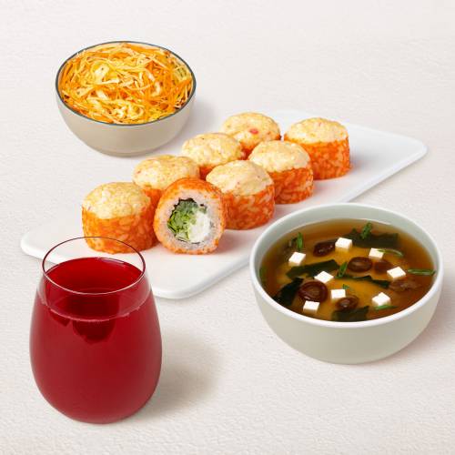 Бизнес-ланч Аппетитный L с клюквенным морсом