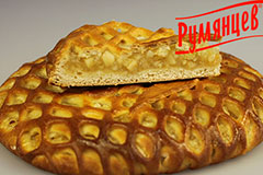 Сладкий пирог с лимоном и яблоком 1200 г