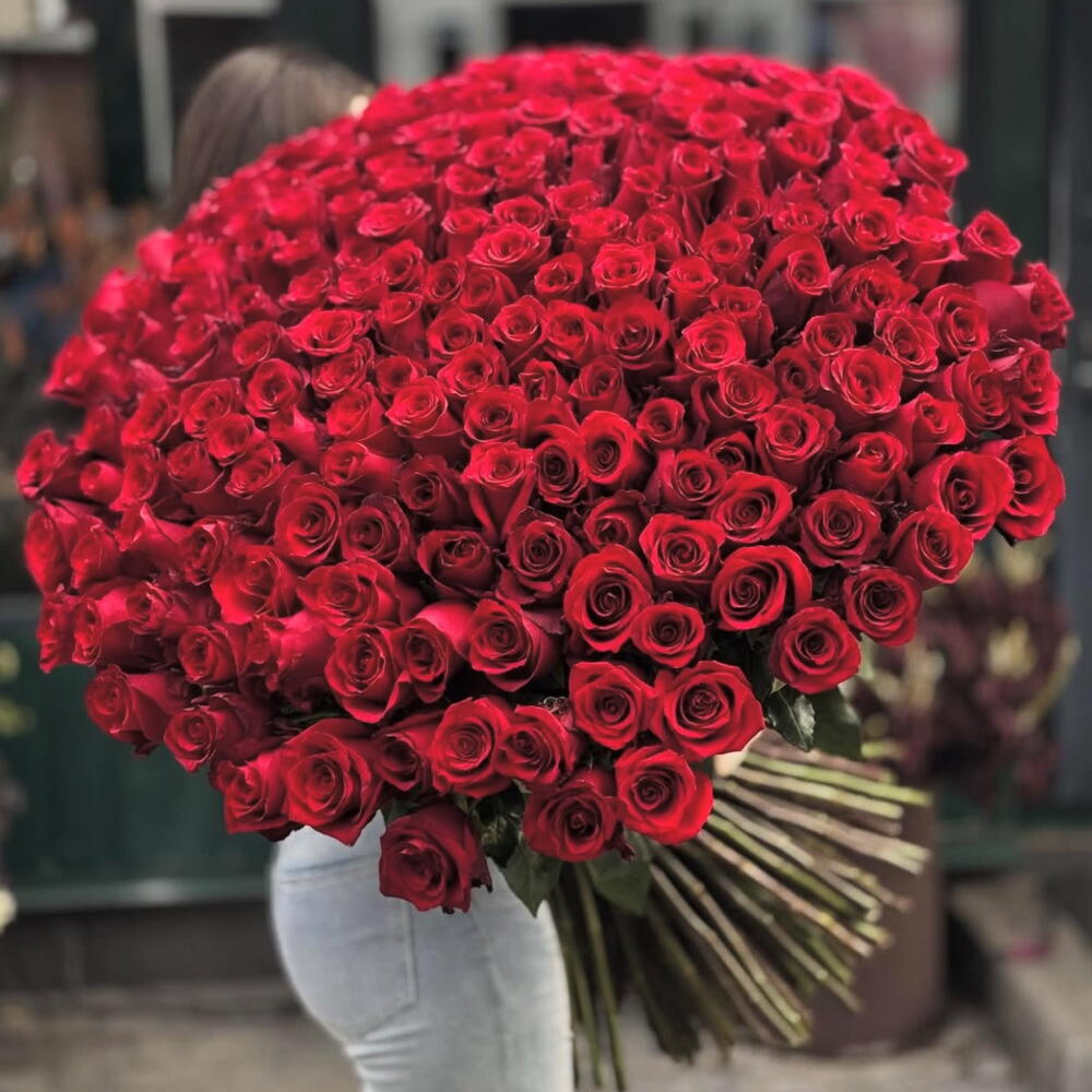 201 Роза огромный букет