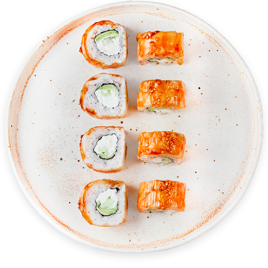 Филадельфия с тигровой креветкой