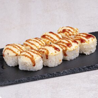 Запеченный сырный с курицей