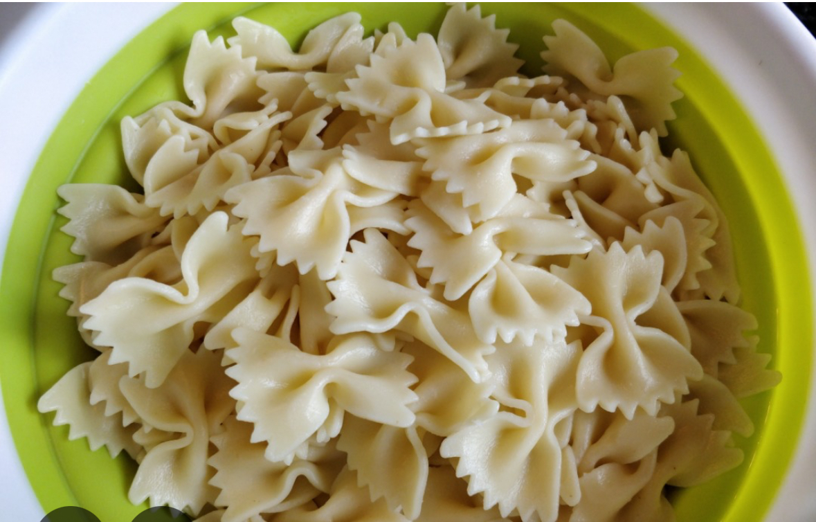 Макароны "Фарфалле" с сыром