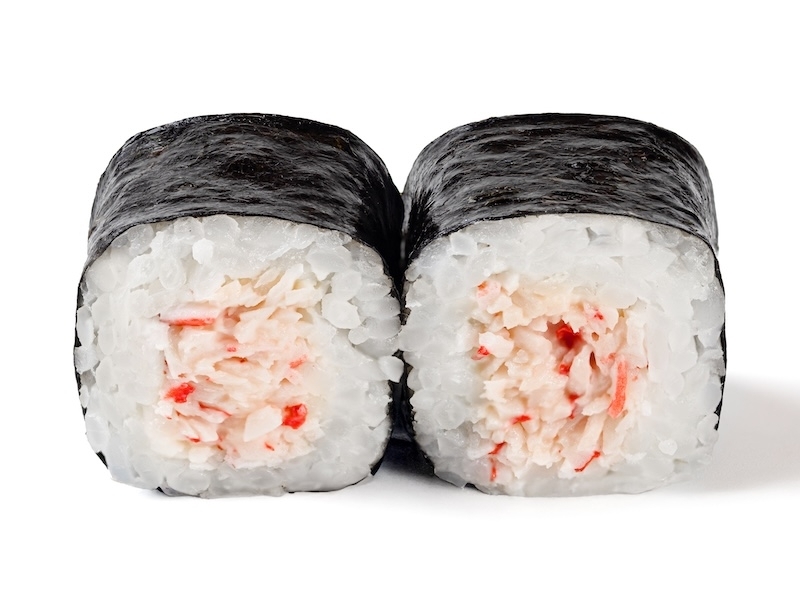 Маки с крабом