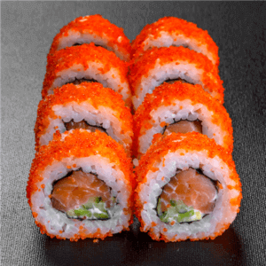 Калифорния с лососем 4 кусочка