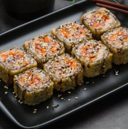 Ролл Прожаренный кальмар темпура